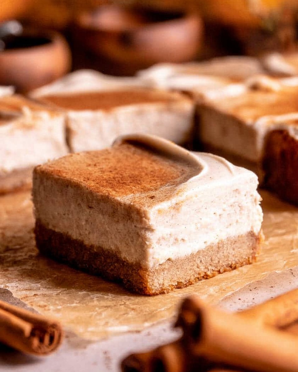 Chai Cheesecake Bars