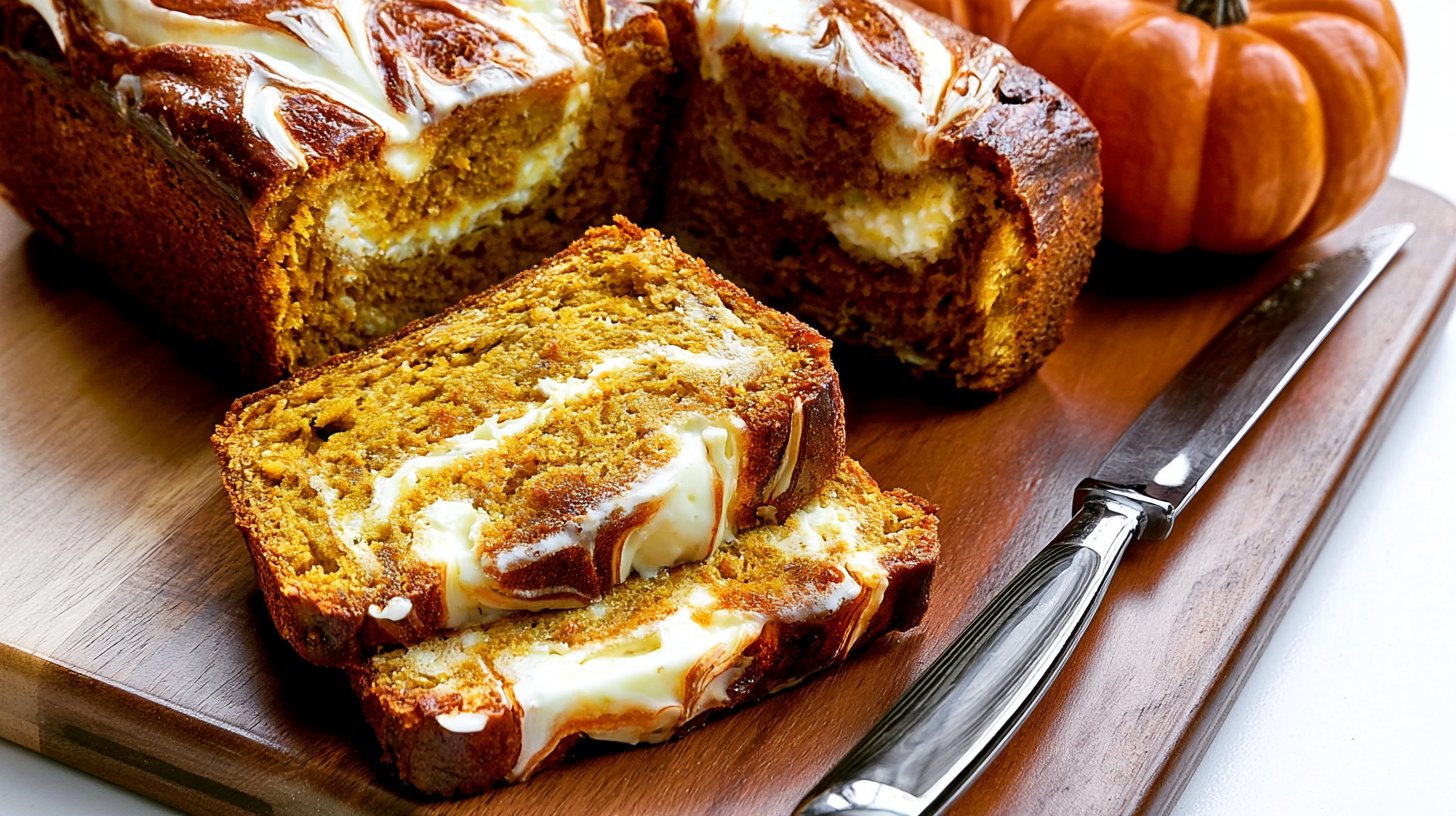 Pumpkin Cream Cheese Bread