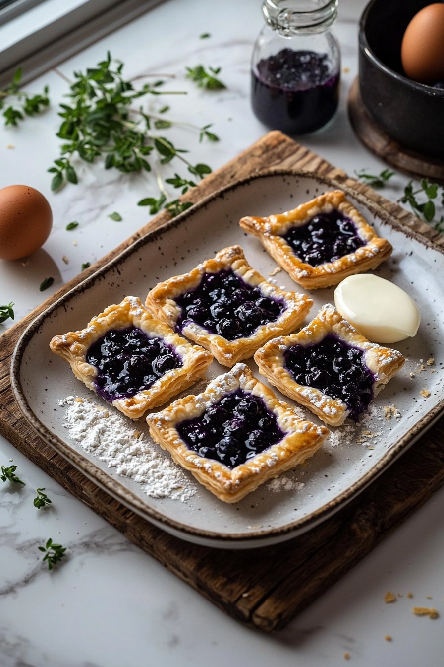 Homemade Blueberry Pop Tarts