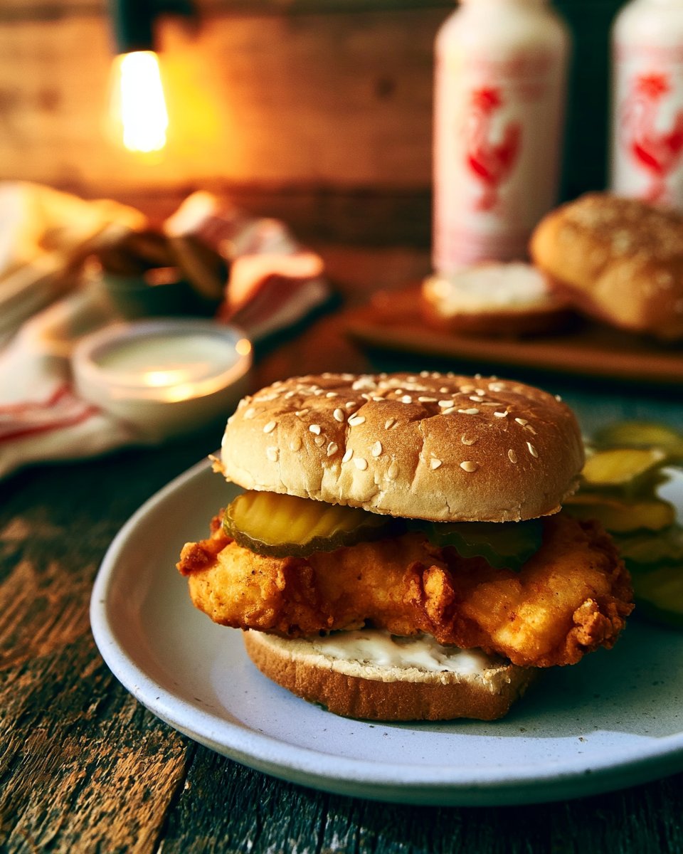 Easy Copycat Chick fil a Chicken Sandwich