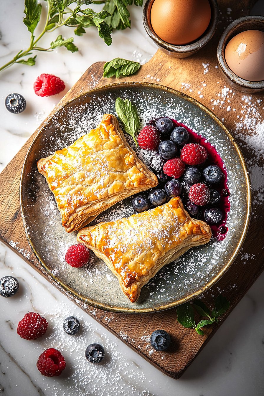 Homemade Mixed Berry Turnovers