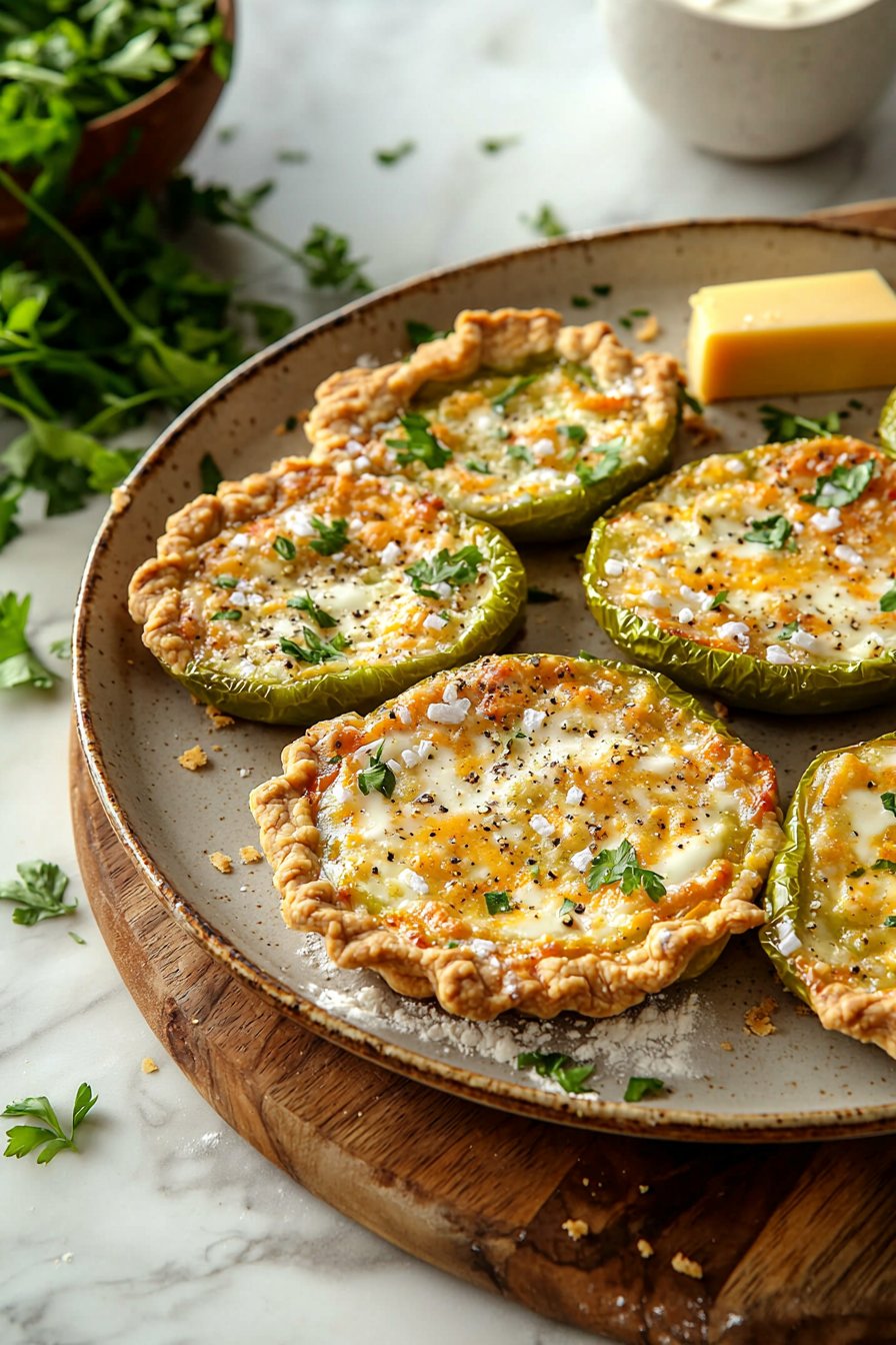 Fried Green Tomato Tart