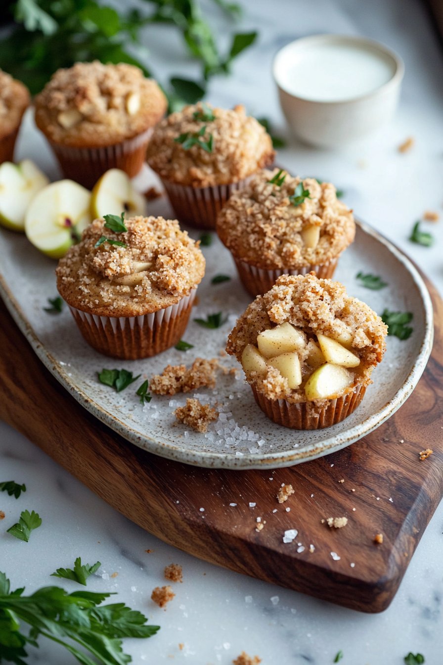Apfelmuffins mit Streuseln