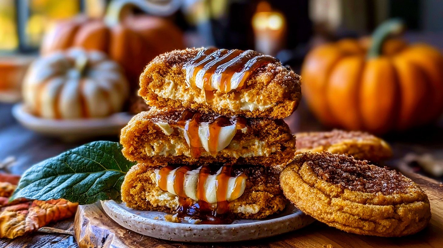Pumpkin Cheesecake Cookies