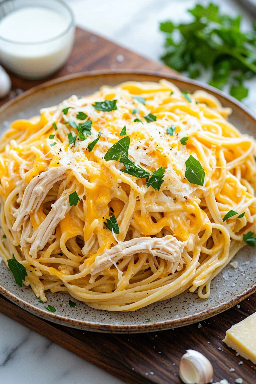Cheesy Chicken Pasta