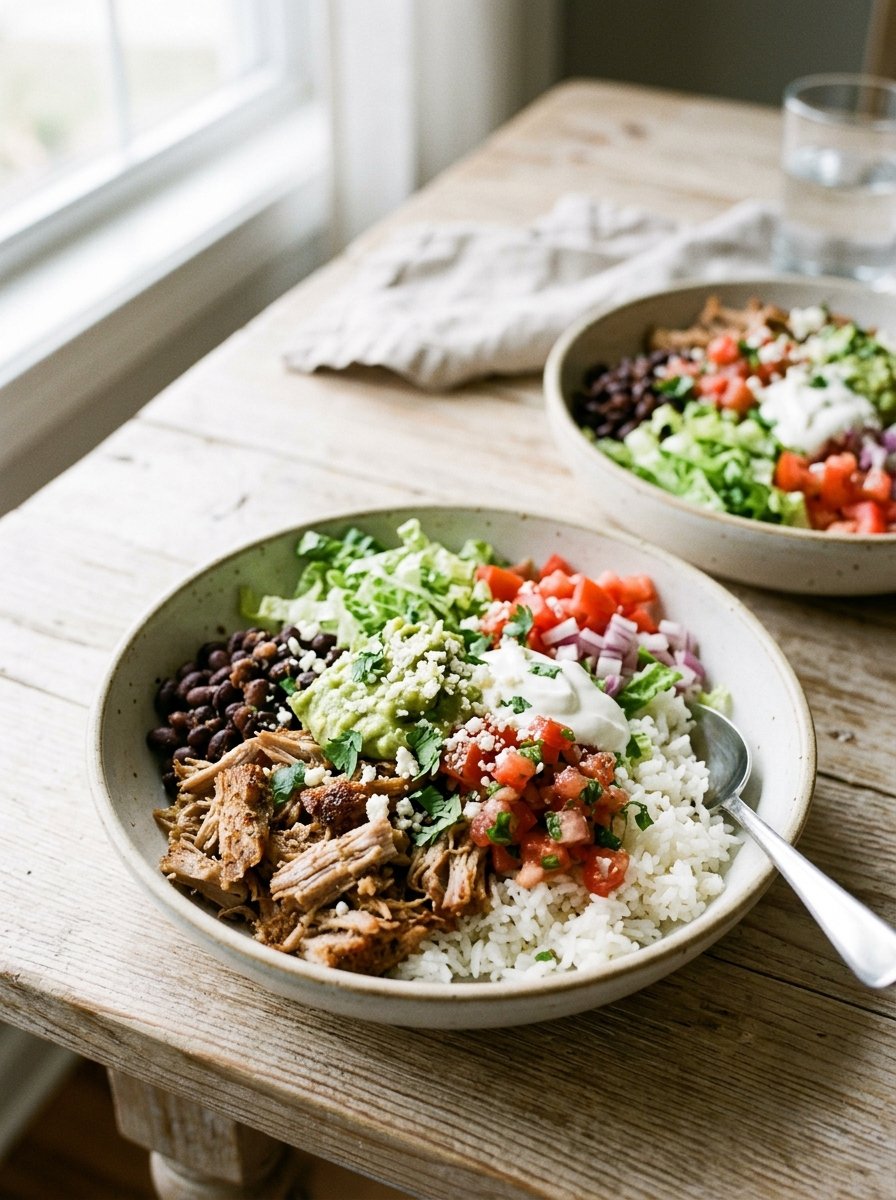 Carnitas Burrito Bowls
