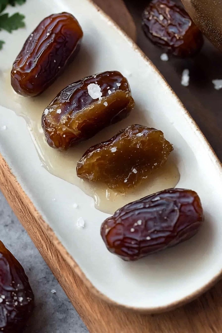 Salted Date Caramels