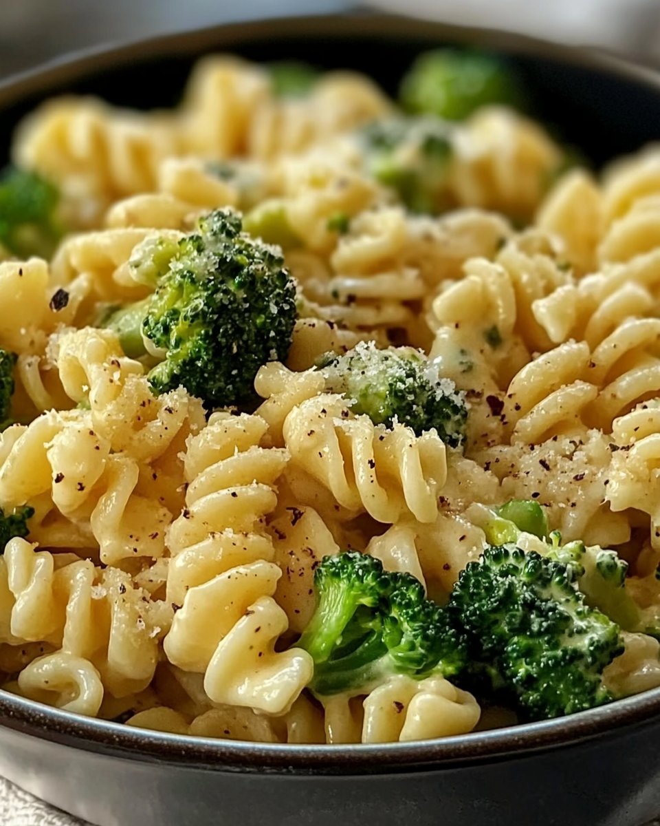Cremige One Pot Pasta mit Brokkoli
