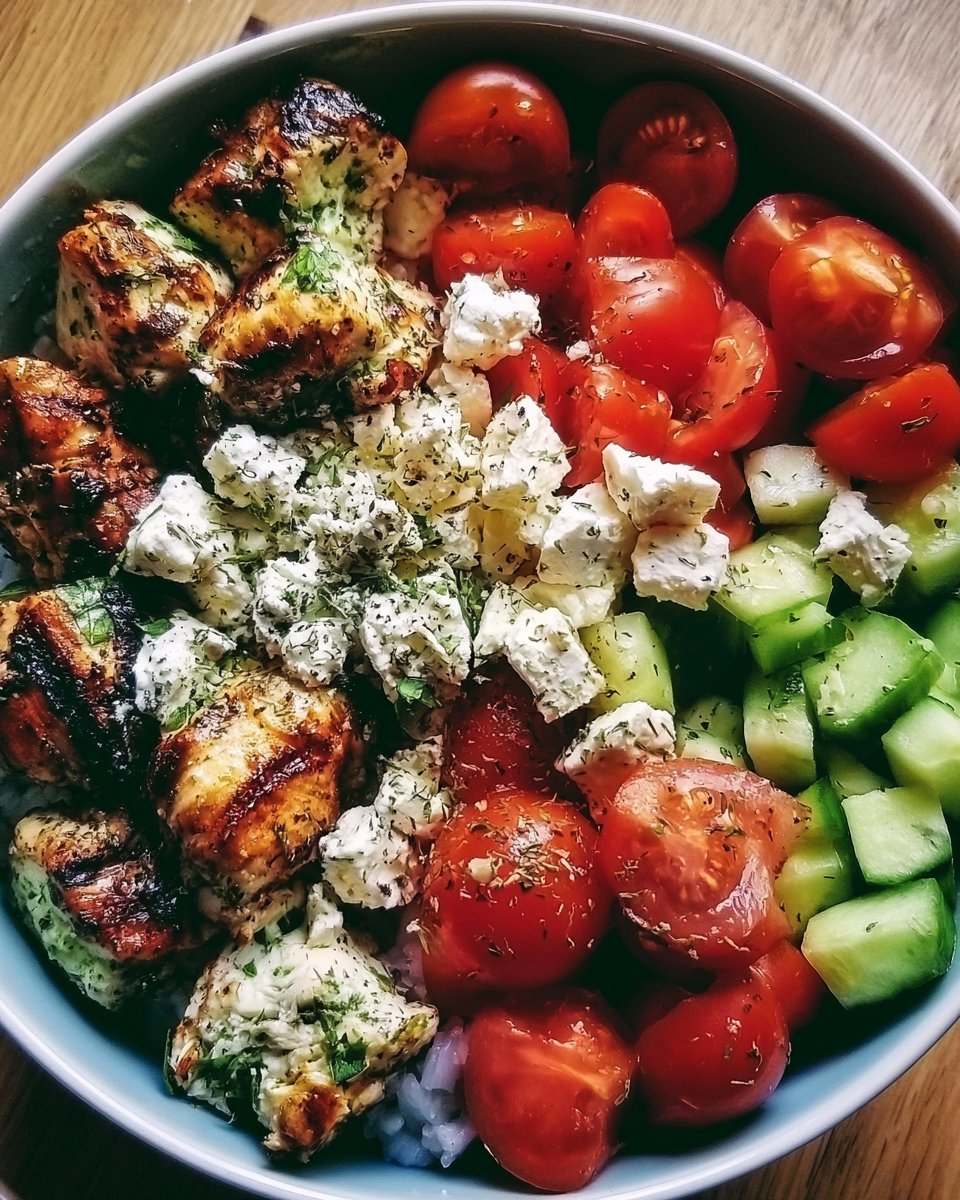 Greek-Style Chicken Bowls Recipe