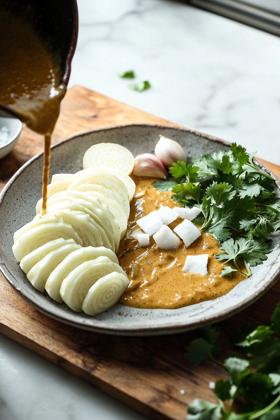 Cremiges Kohlrabi-Curry