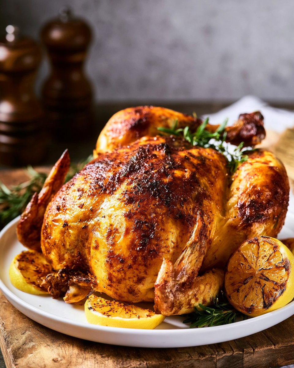 Air Fryer Rotisserie Chicken