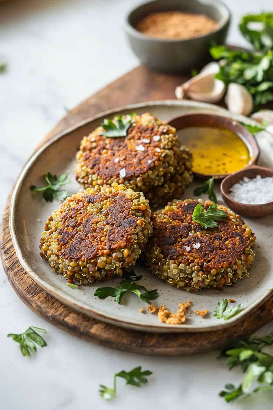 Lentil Quinoa Patties