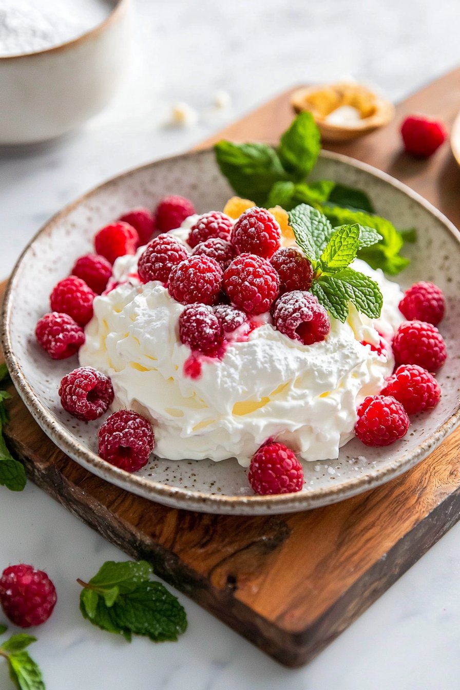 Easy Raspberry Whipped Dessert