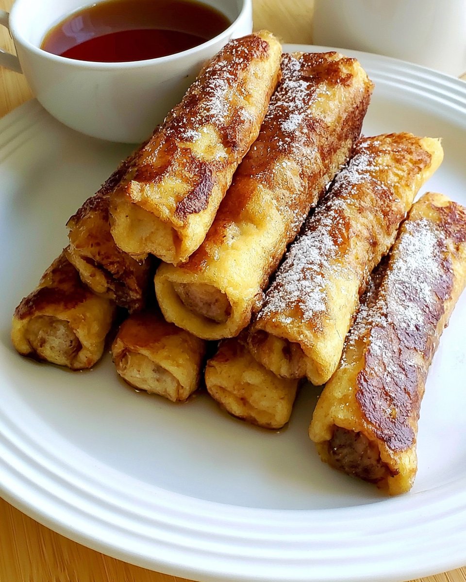 French Toast Roll-Ups Recipe