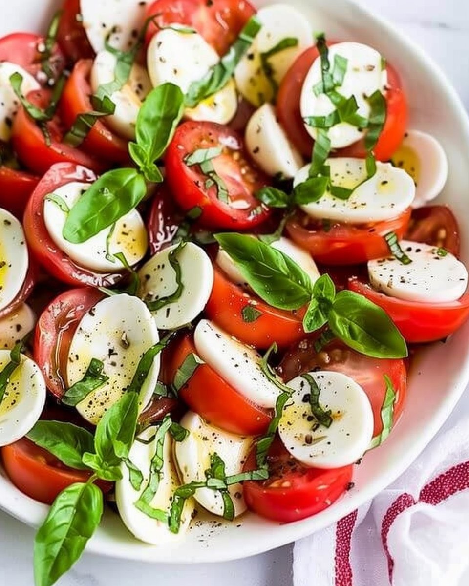 EASY Caprese Salad (10 minutes prep!) - I Heart Naptime