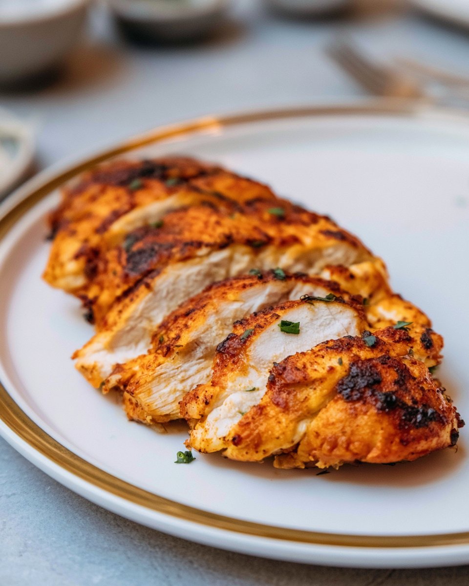 Hähnchenbrust aus der Heißluftfritteuse