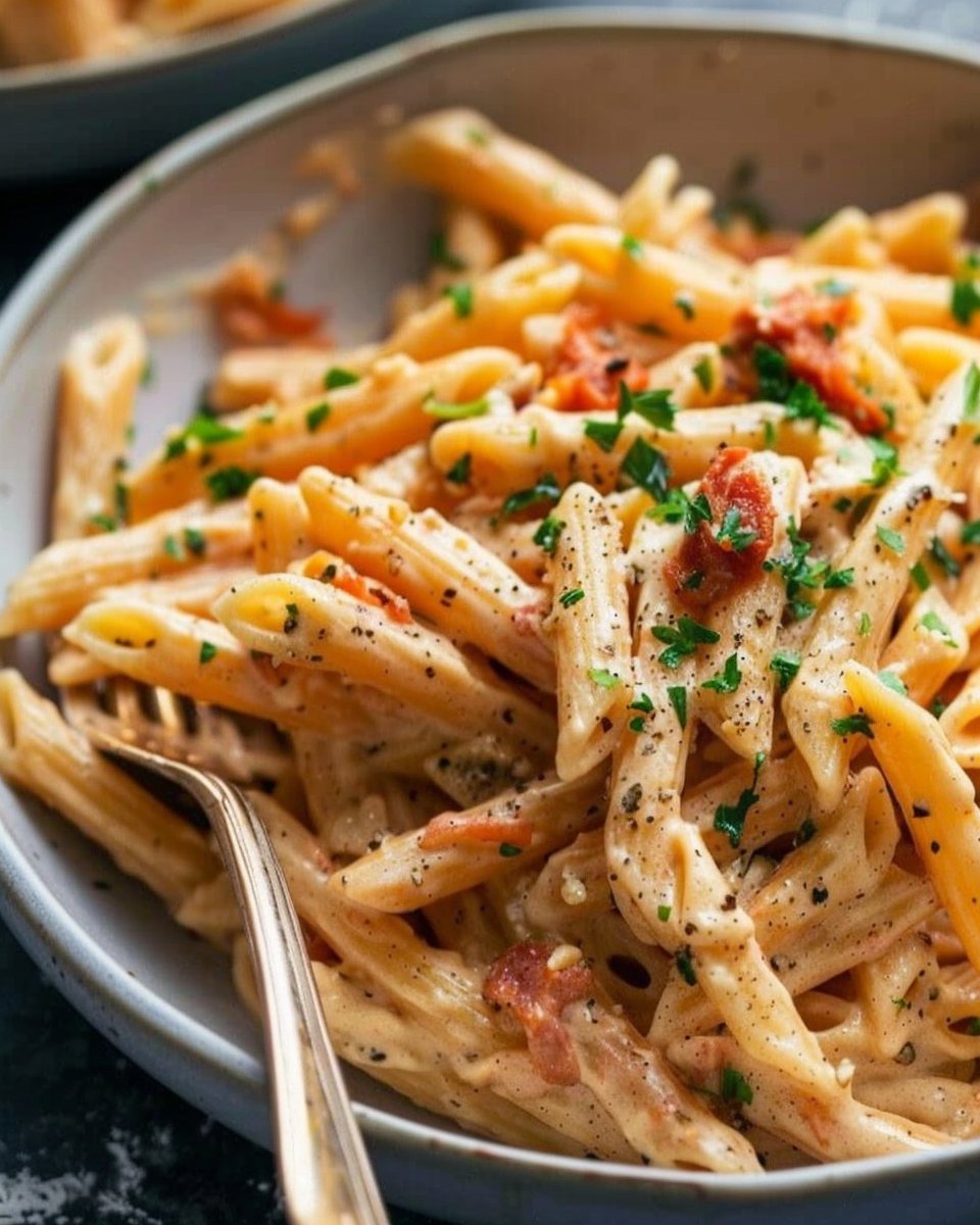Creamy Vegetarian Goat Cheese Pasta