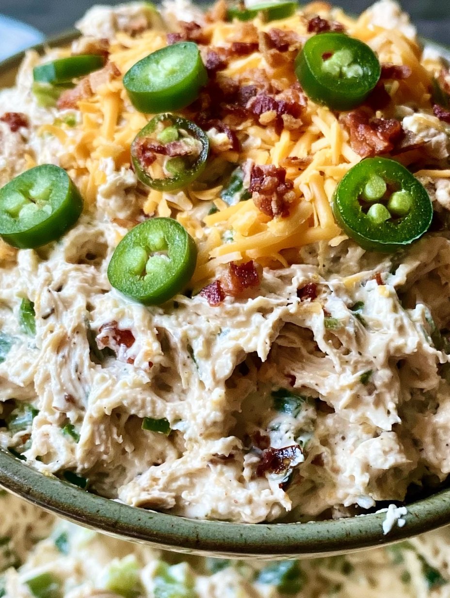 Ensalada de Pollo Jalapeño Popper Keto