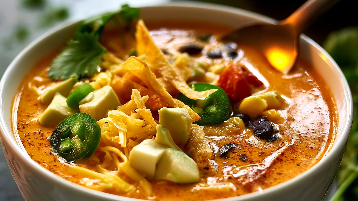 Creamy Chicken Tortilla Soup