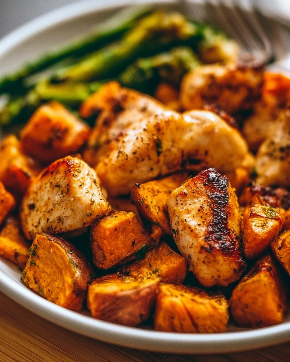 Healthy Chicken with Sweet Potatoes