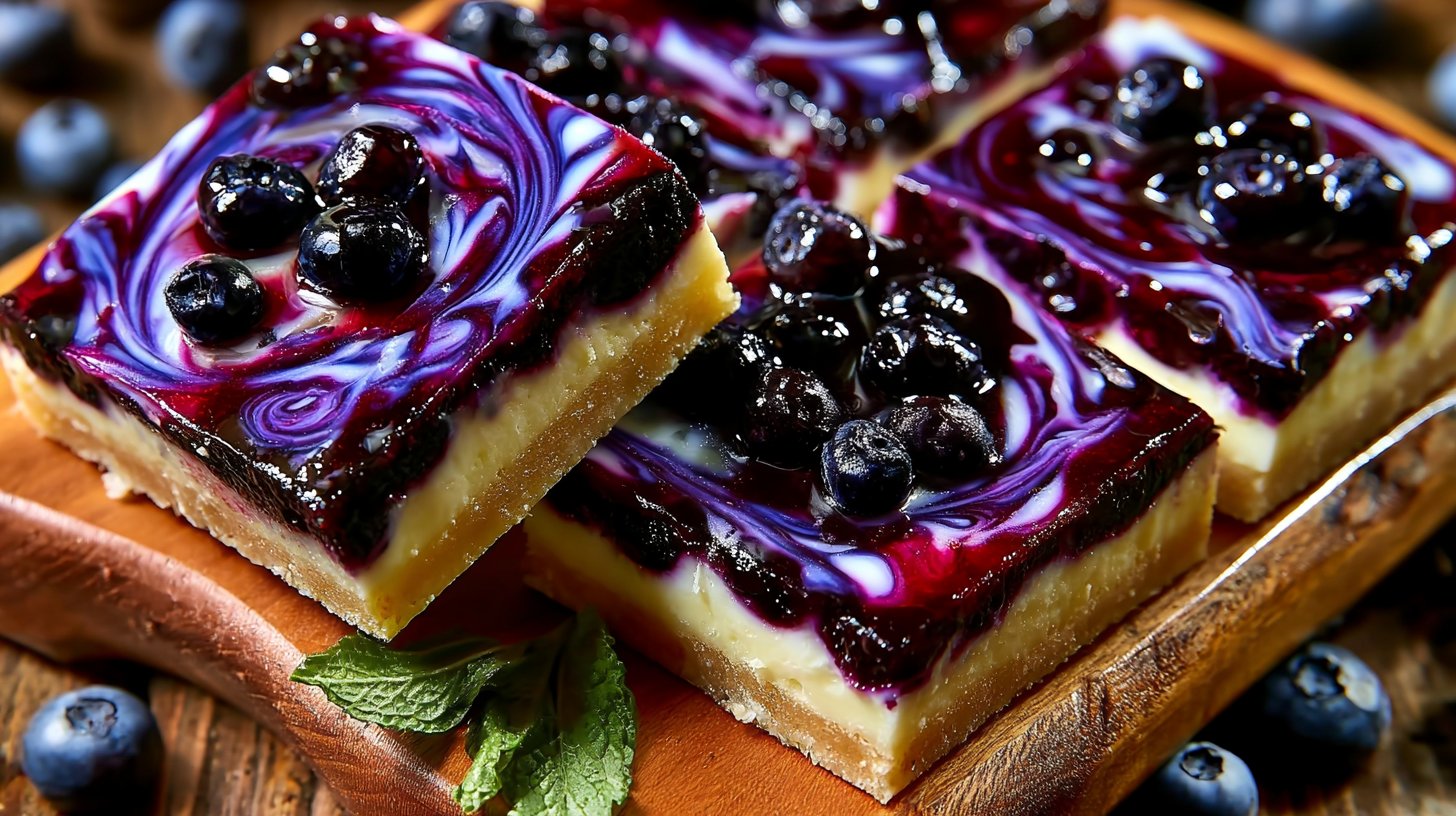 Blueberry Cheesecake Bars