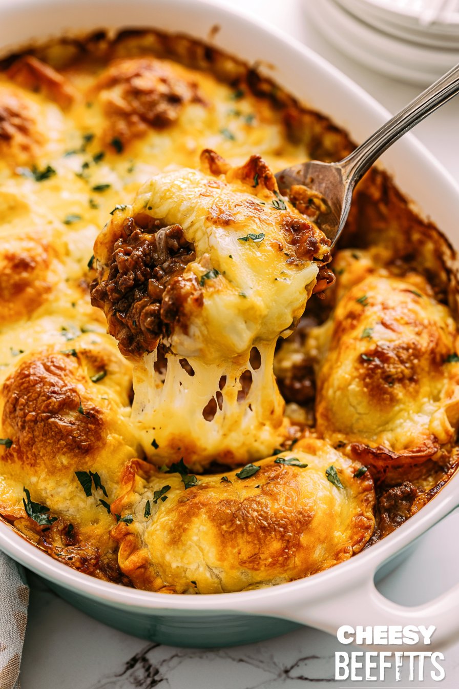 Cheesy Beef Pockets