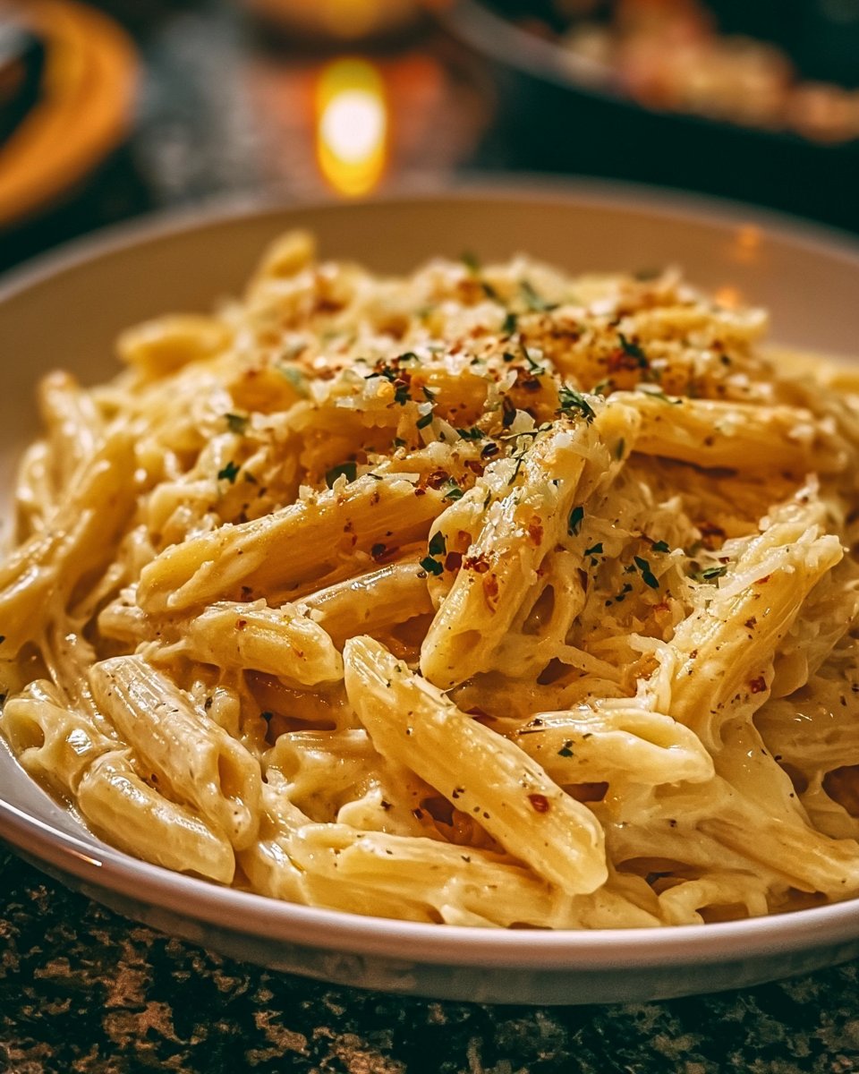 One-Pot Creamy Garlic Pasta Recipe