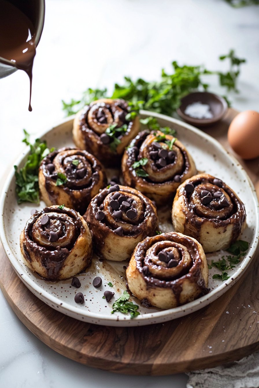 Schokoladen-Zimt-Schnecken