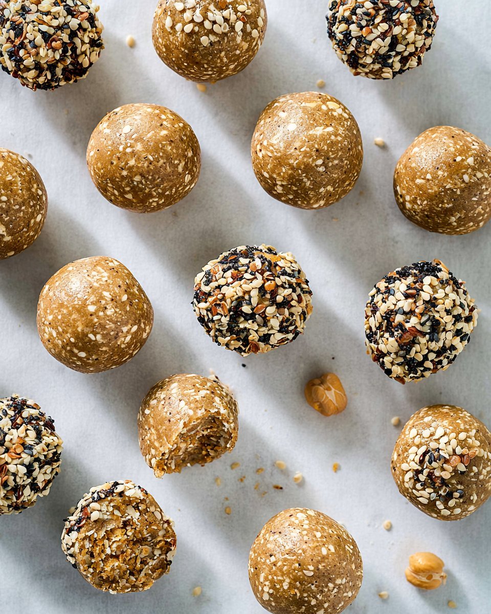Chickpea Tahini Protein Balls