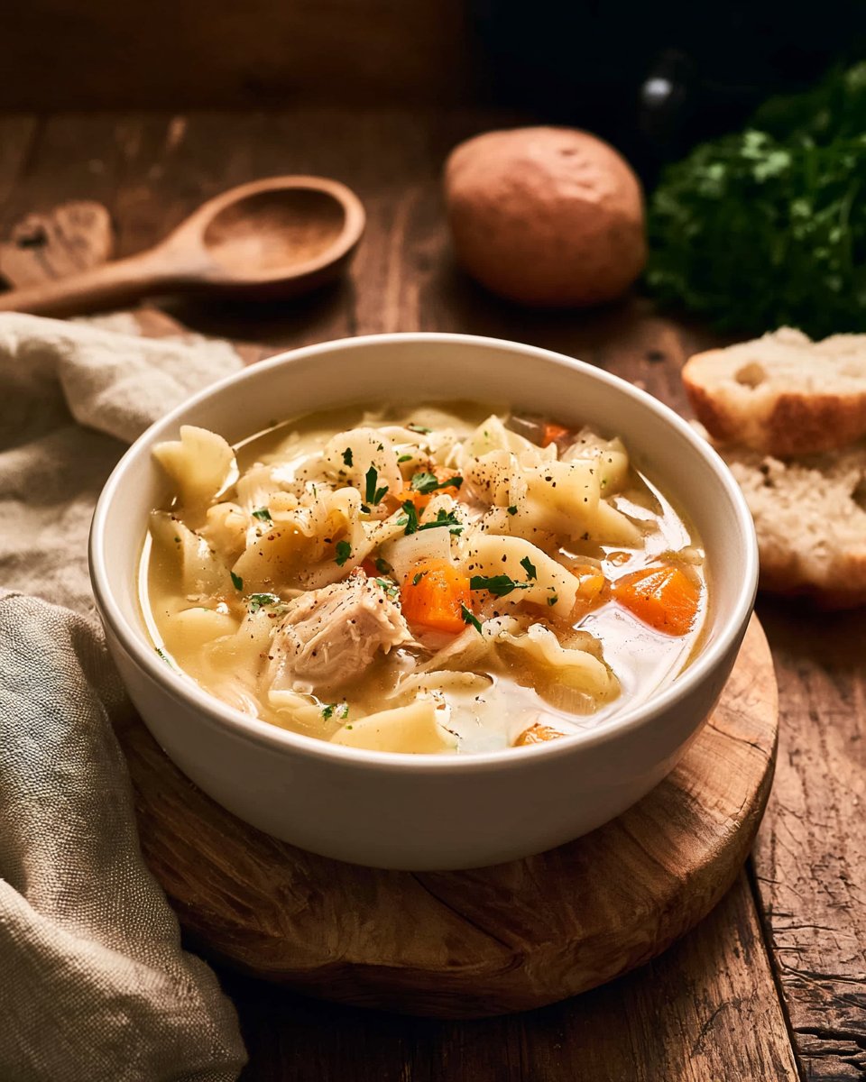 Slow Cooker Chicken Noodle Soup