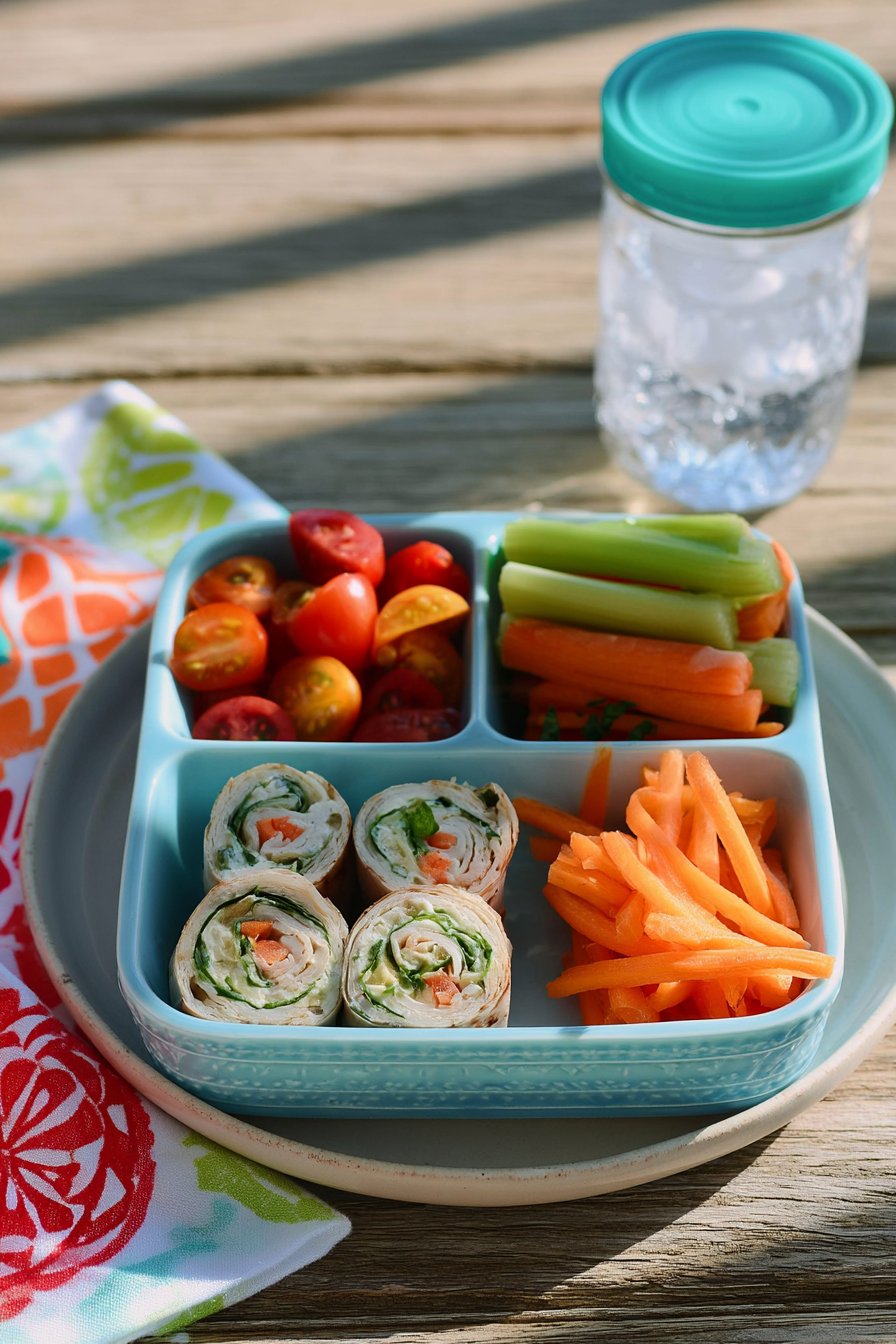 Turkey Pinwheels Snack Box