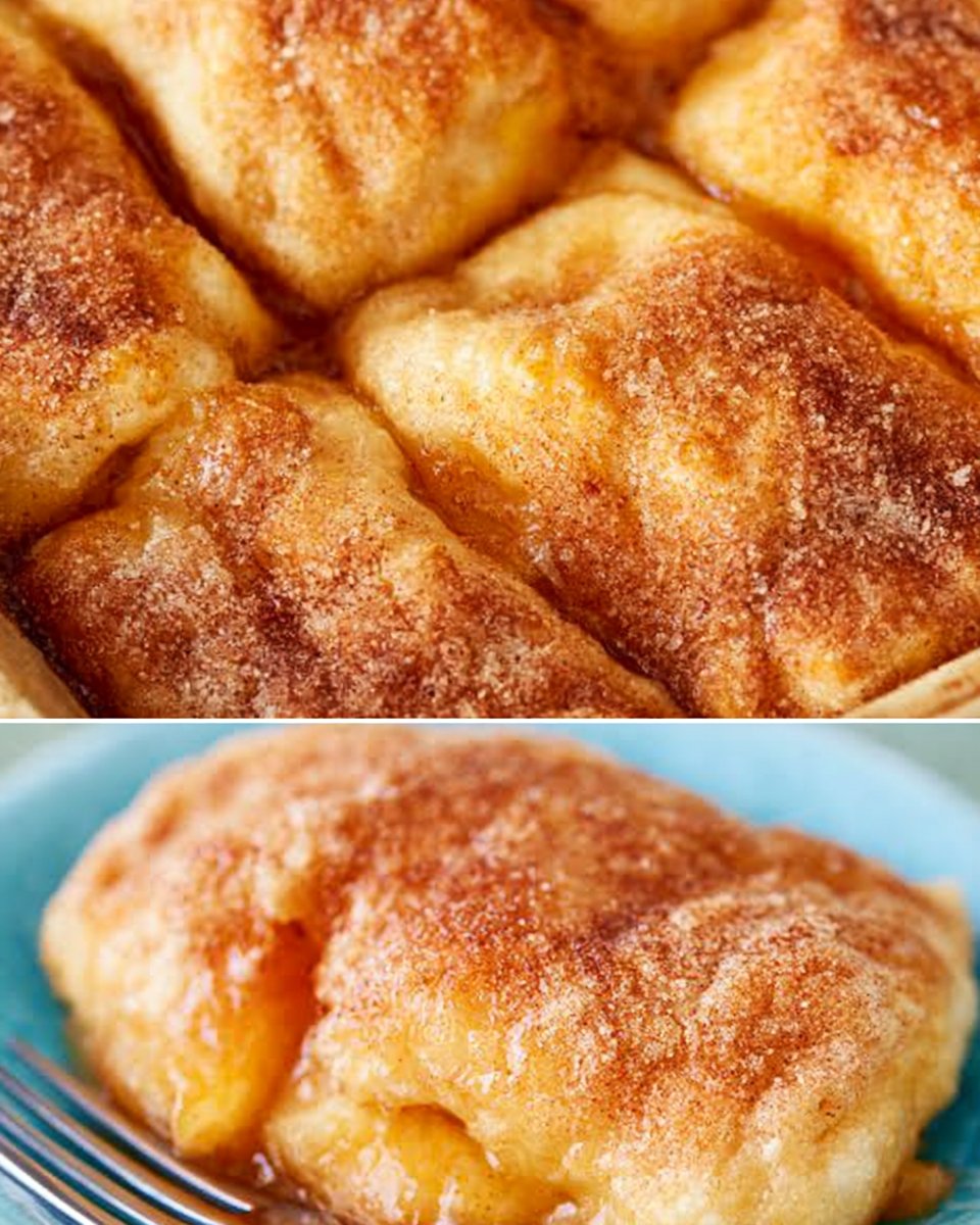 Peach Cobbler Dumplings