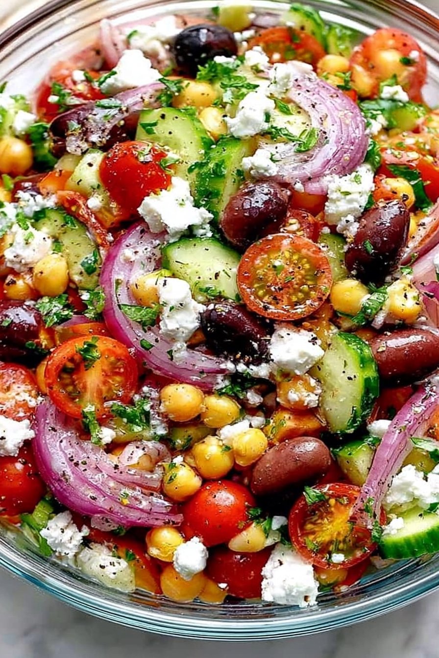 Greek Chickpea Salad