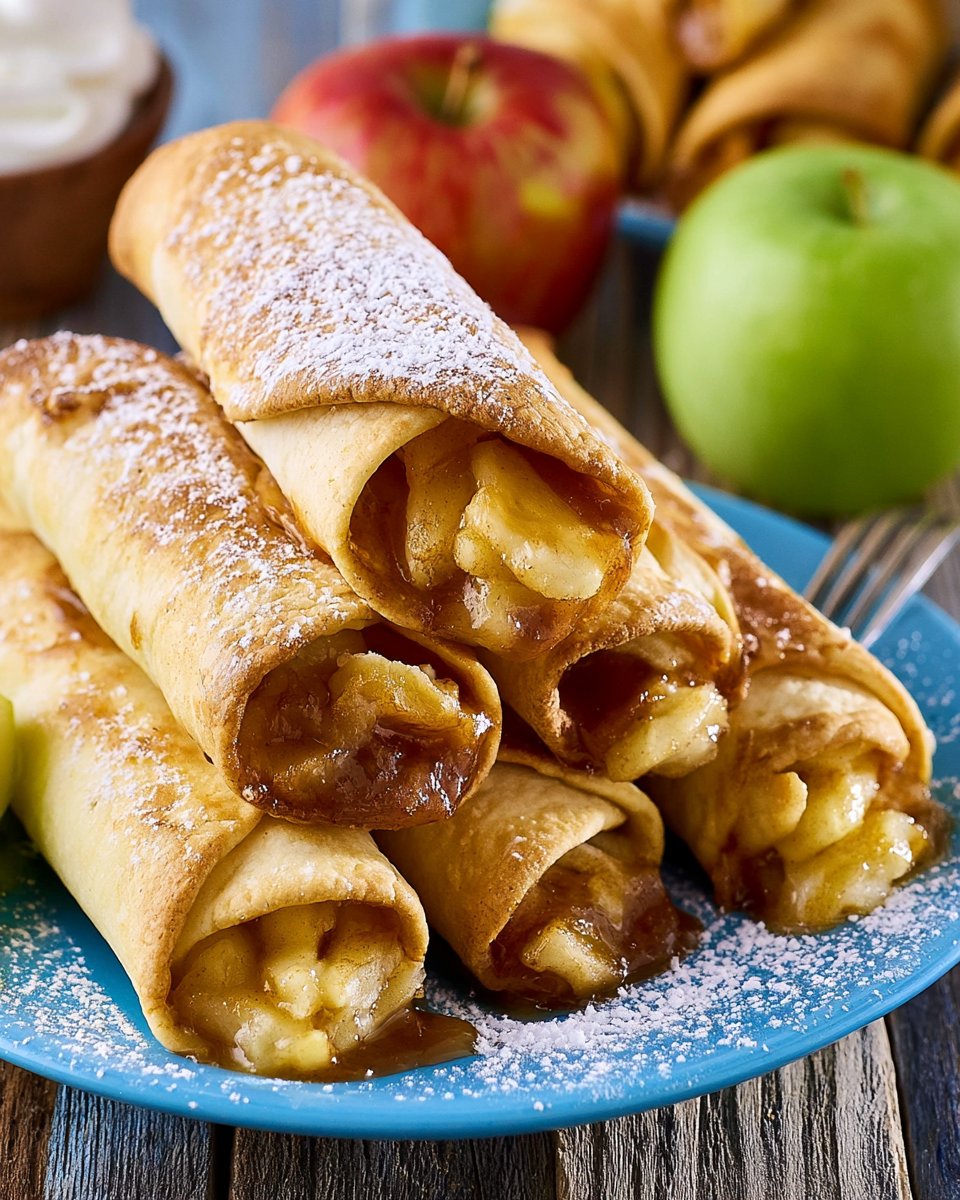 Air Fryer Apple Pie Taquitos