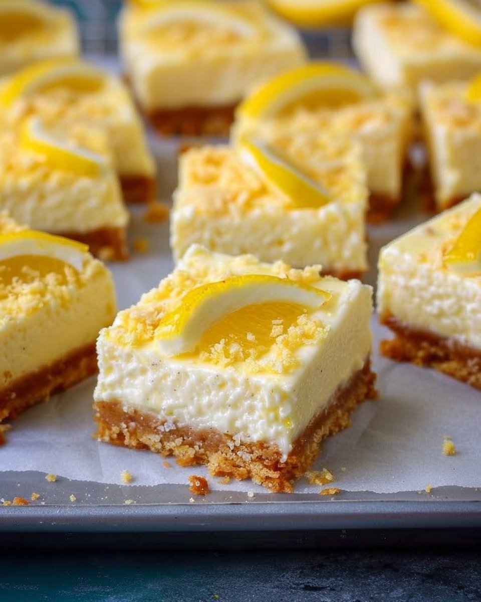 Easy Lemon Cheesecake Bars