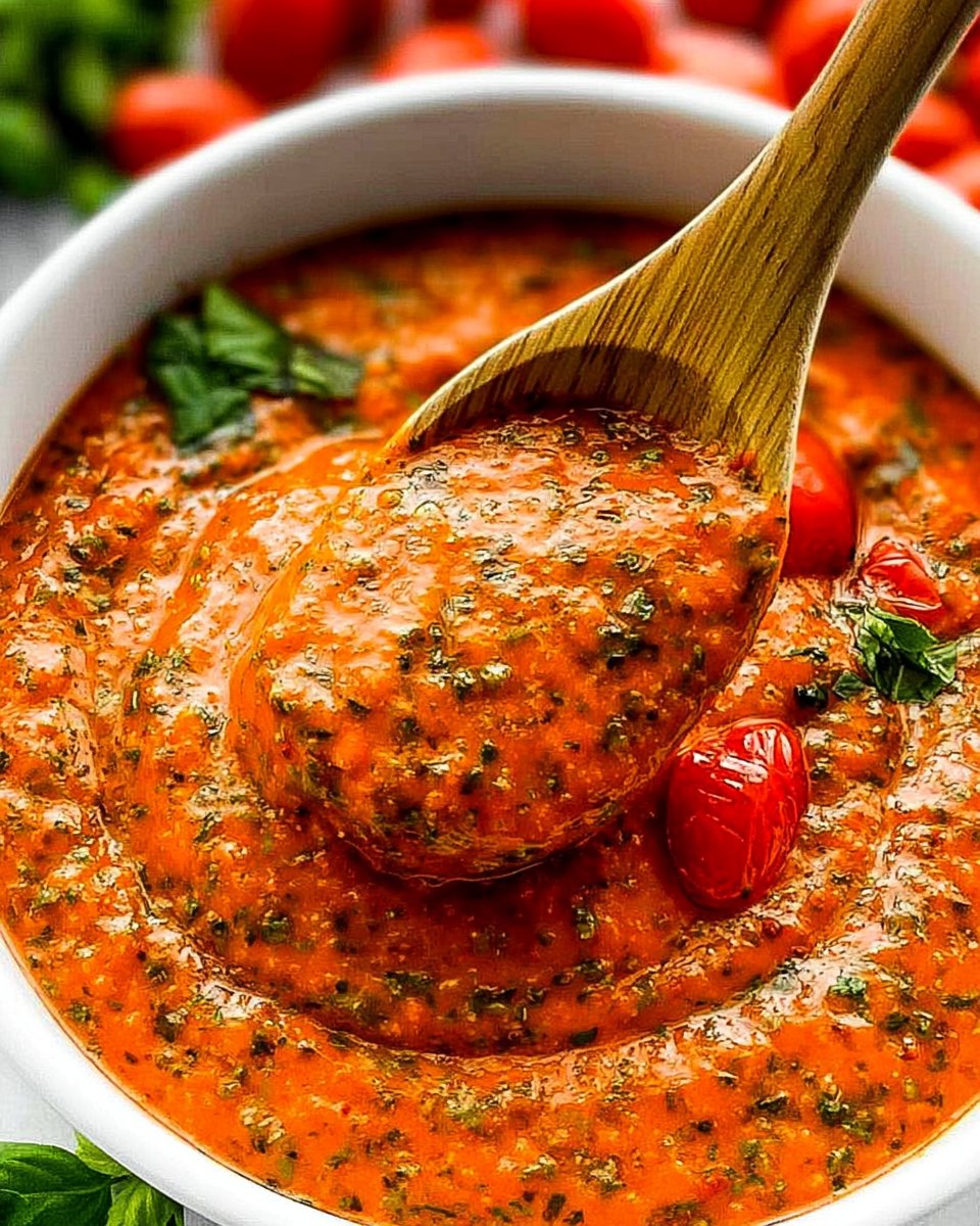 Cherry Tomatoes With Basil Pesto