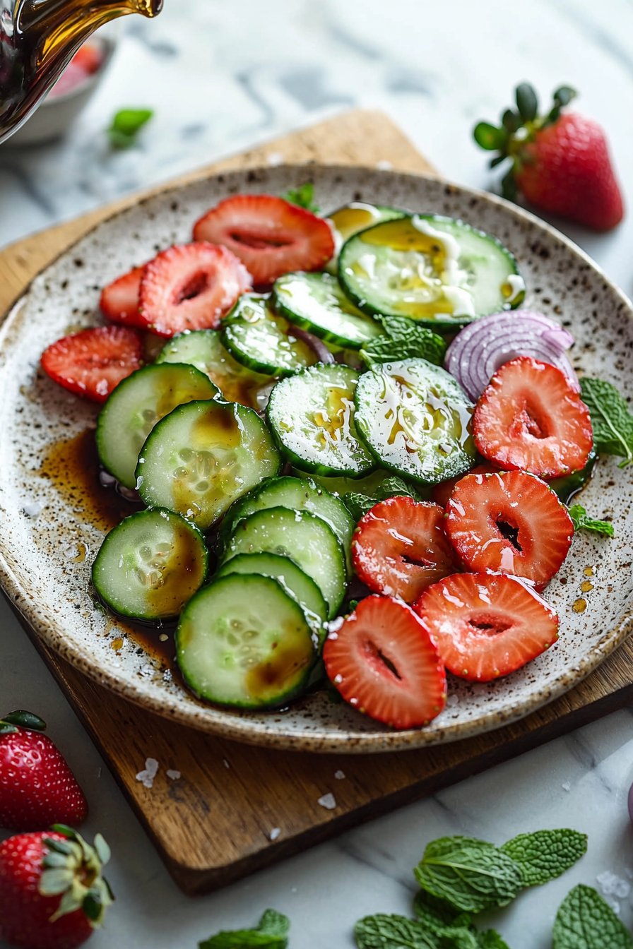 Ultimativer Gurken-Erdbeer-Salat