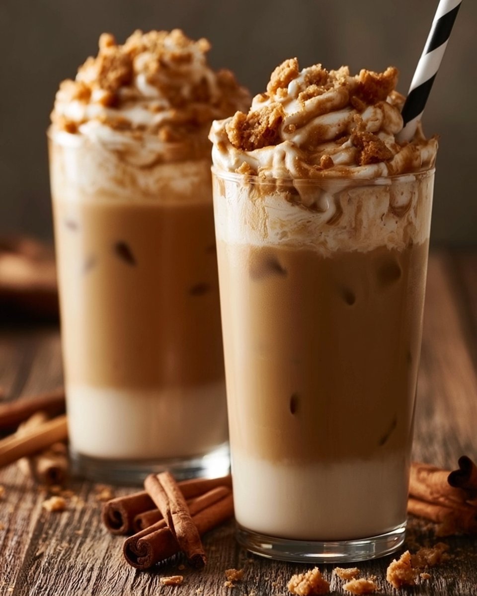 Cookie Butter Iced Chai Latte