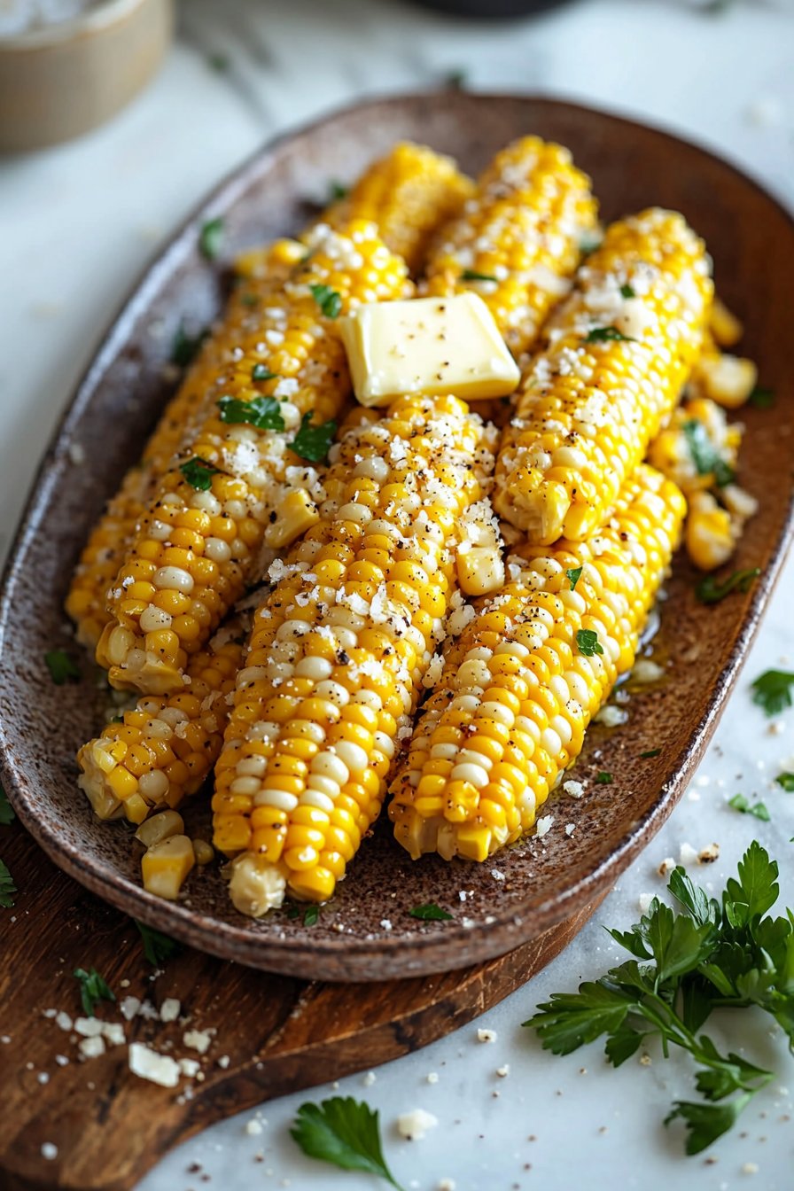 Garlic Parmesan Corn