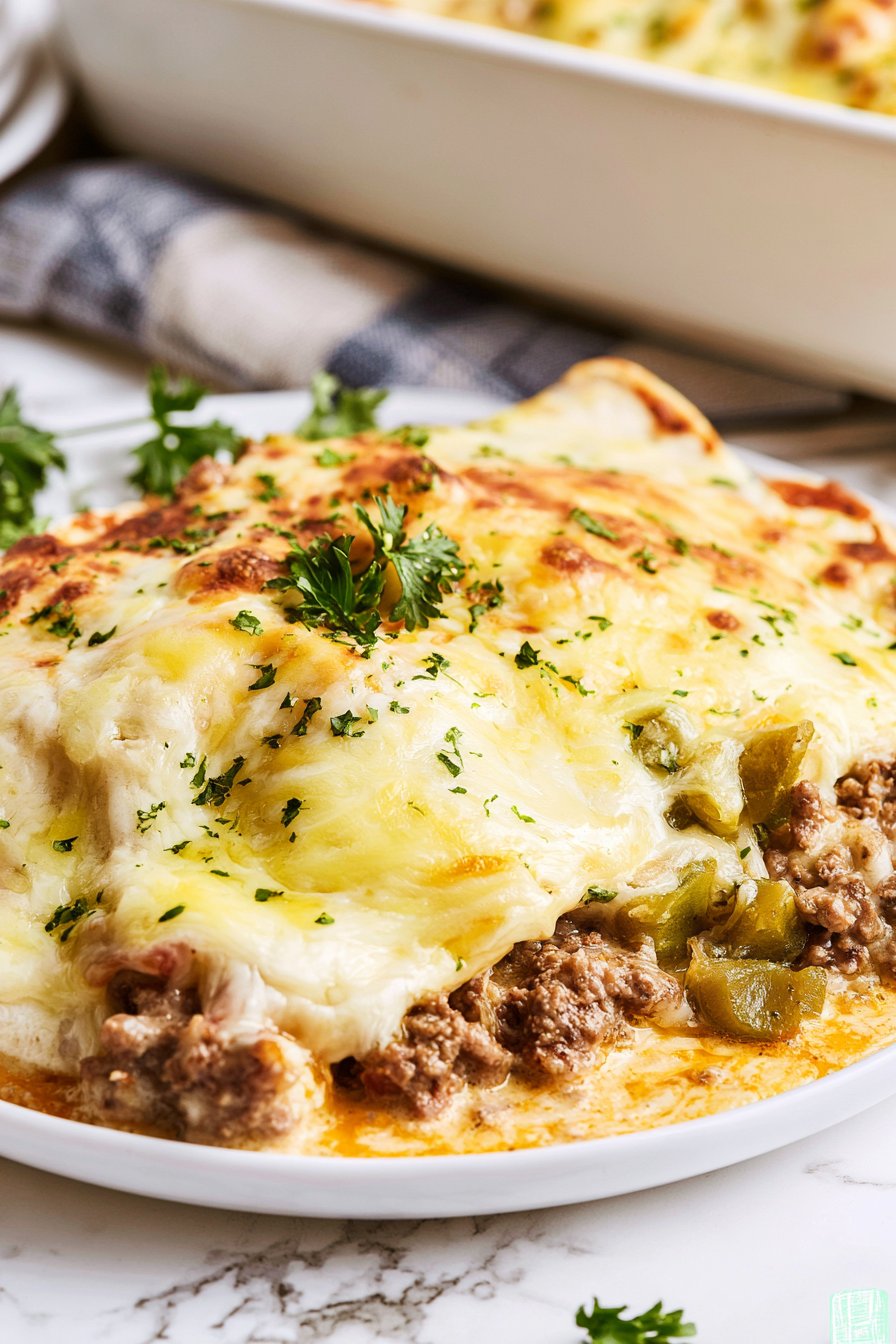 Creamy Beef Enchiladas