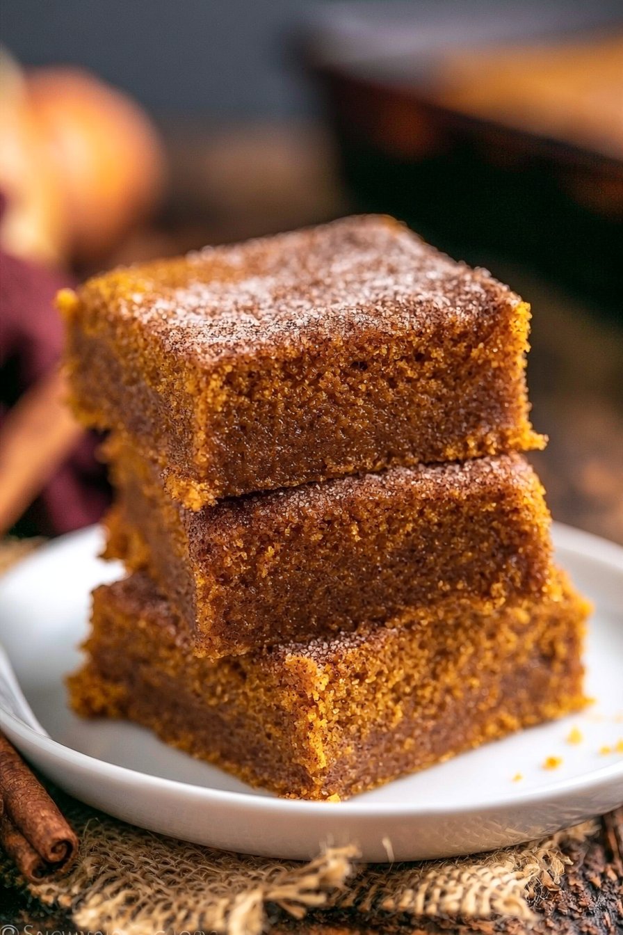 Pumpkin Snickerdoodle Blondies