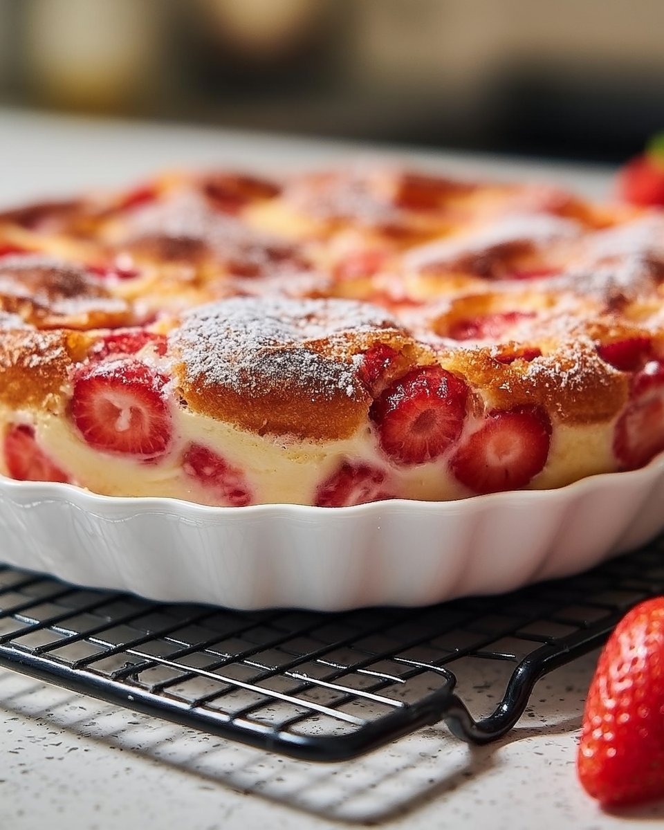 Erdbeerkuchen aus dem Airfryer
