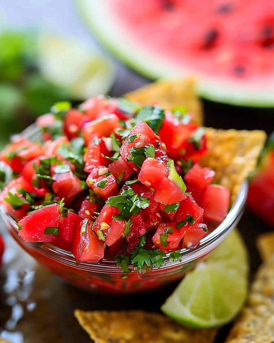Strawberry Watermelon Salsa