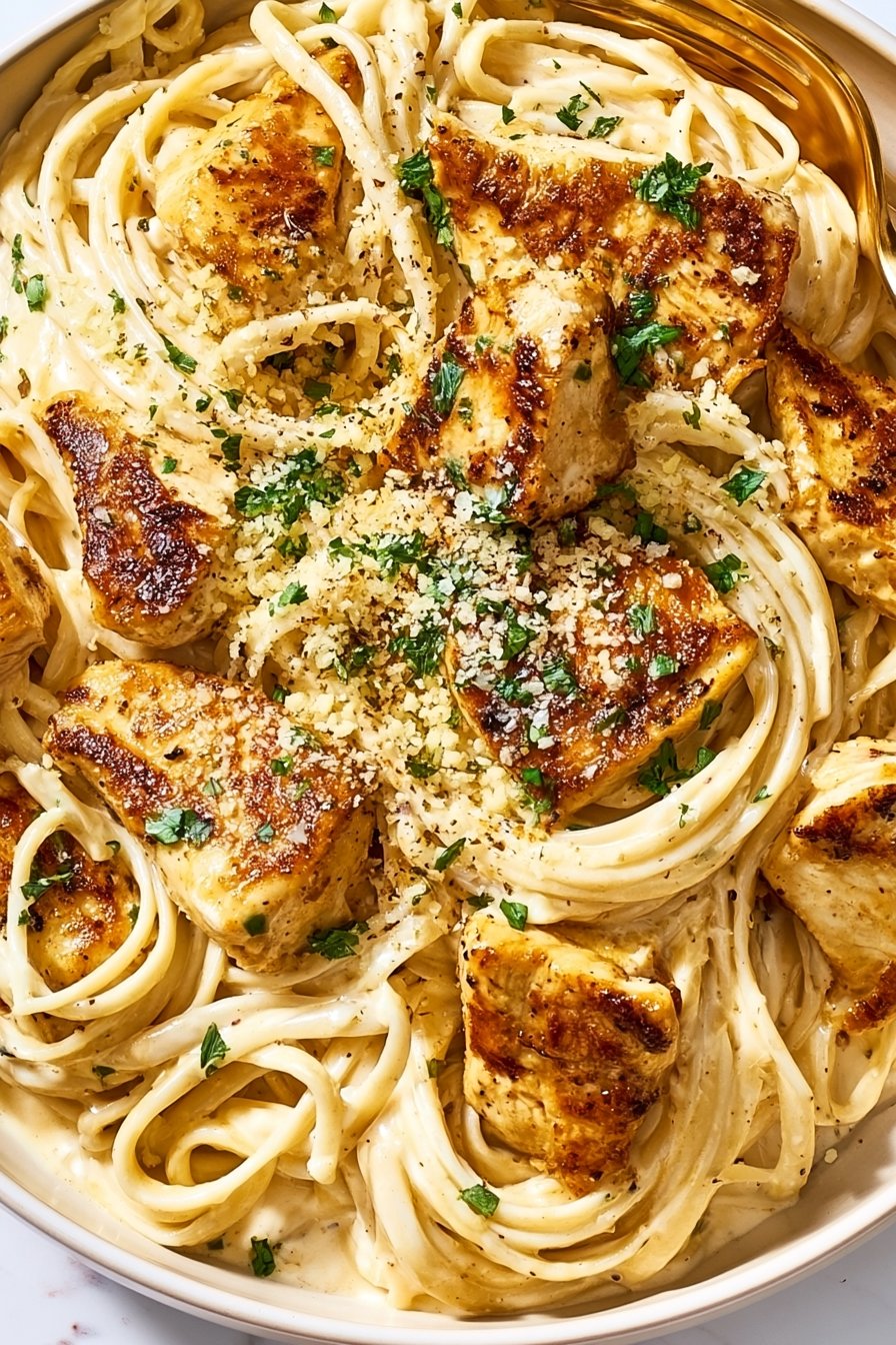 Chicken Fettuccine Alfredo Recipe 1 Quick and Easy Chicken Fettuccine Alfredo