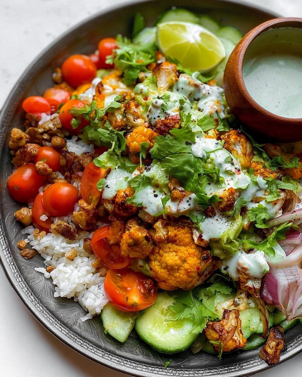 Cauliflower Shawarma Bowls