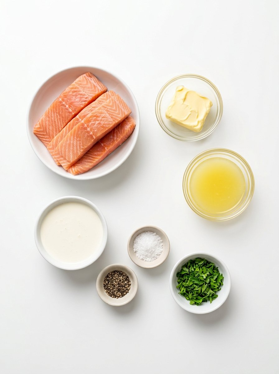 The Ultimate Baked Salmon with Lemon Butter Cream Sauce