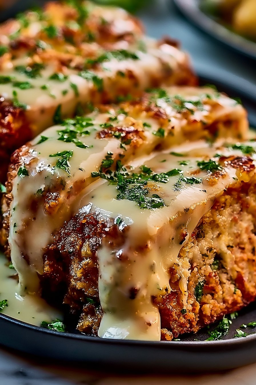 Garlic Parmesan Meatloaf