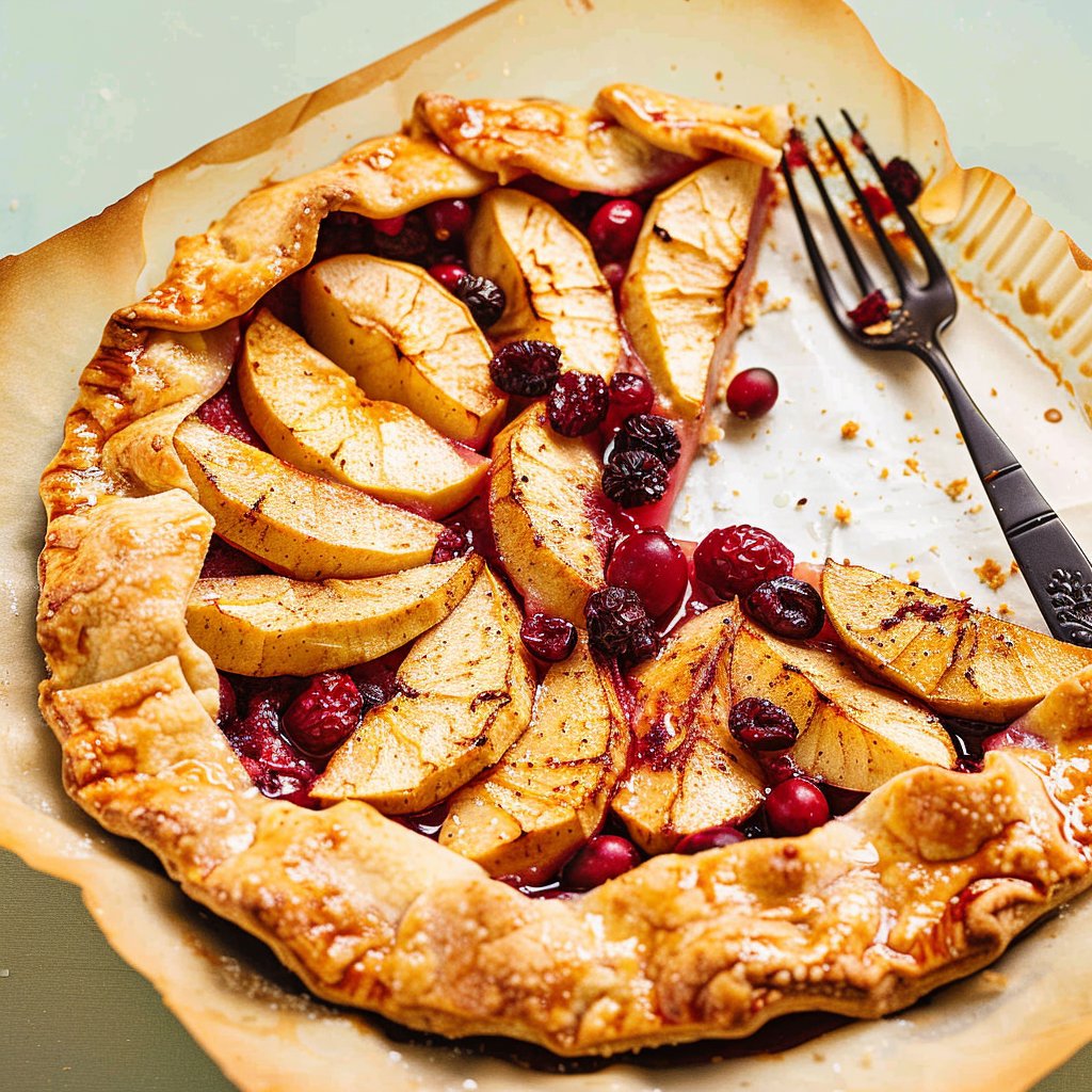 Apple Cranberry Galette