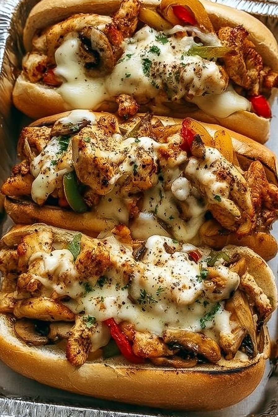 Chicken Philly Cheese Steaks