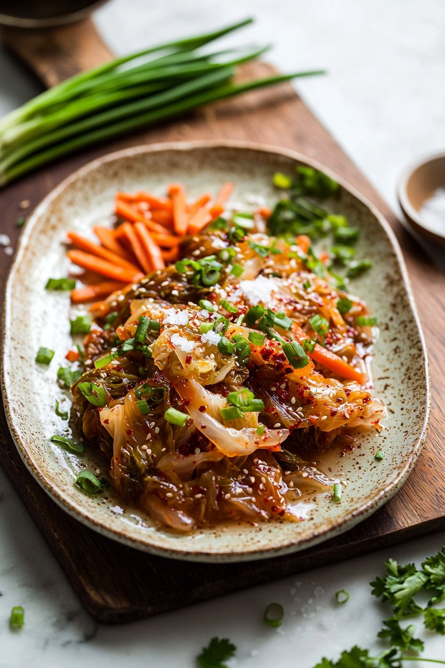 Easy Vegan Kimchi